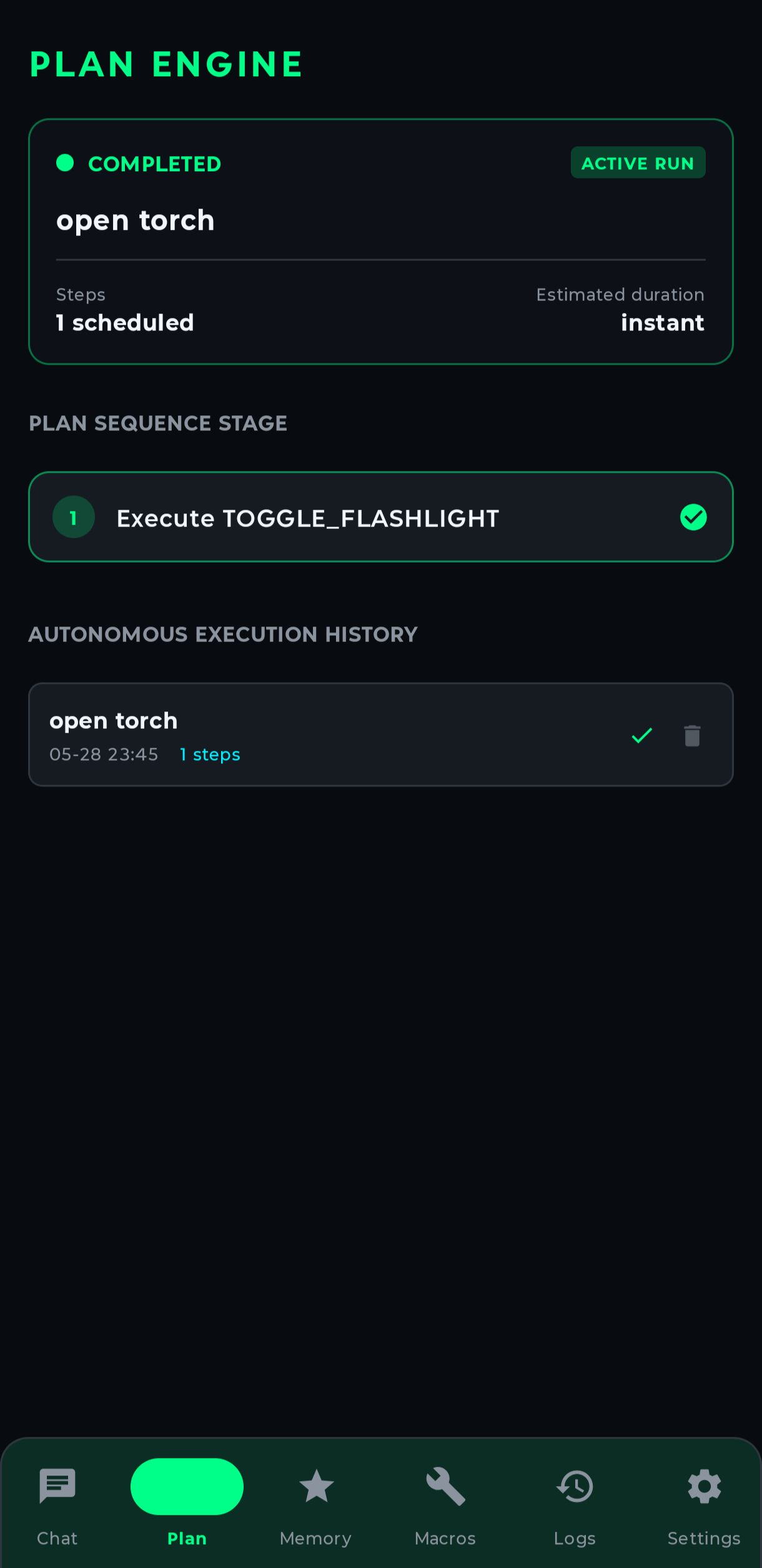 OpenDroid Plan Engine